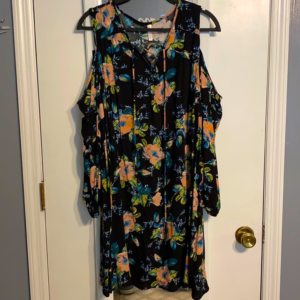 Black Floral Dress